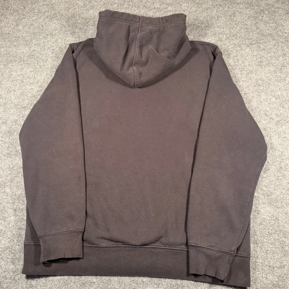 The North Face Mens XL Half Dome Logo Hoodie Sweatshirt Black Charcoal Fleece